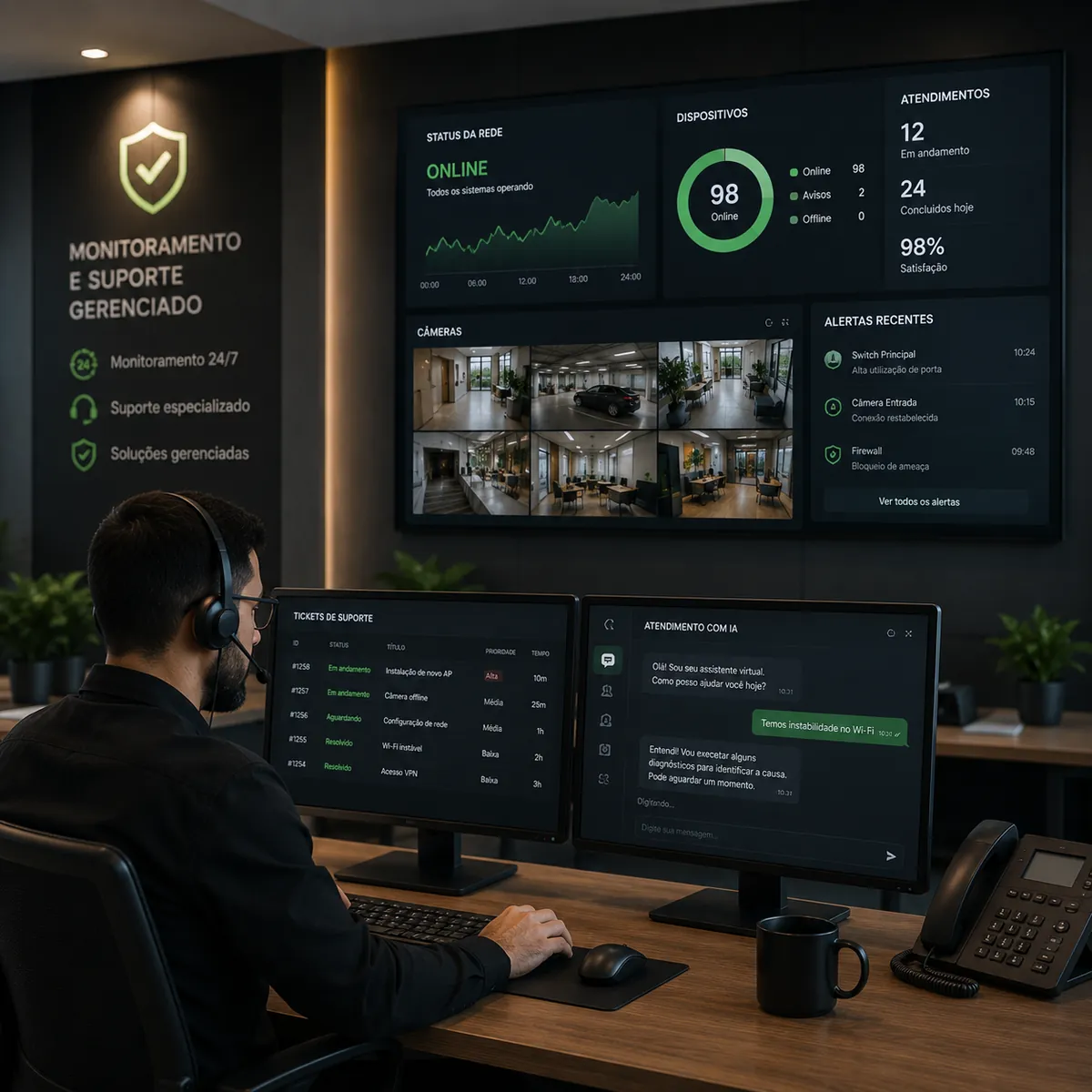Placeholder — Controle de acesso e portaria